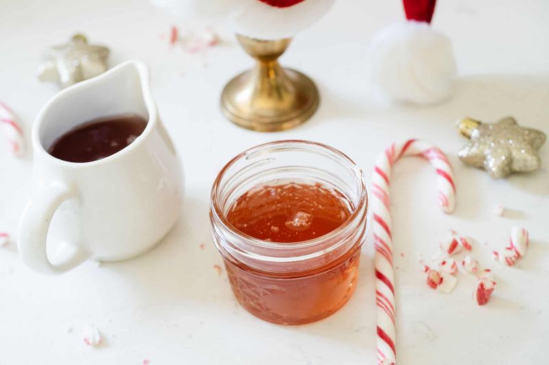 Infuse Candy Canes Into Simple Syrup For Baking