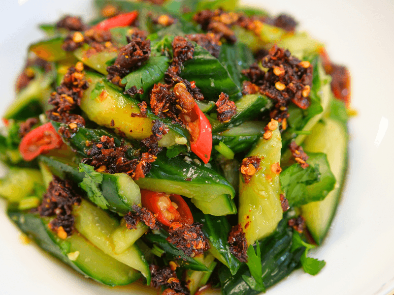 Smacked Cucumbers