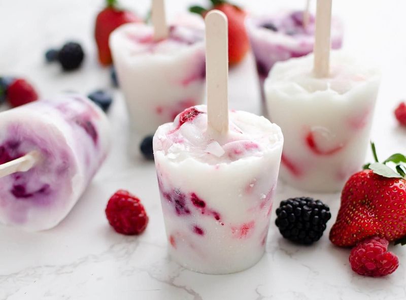 Yoghurt And Fruit Popsicles