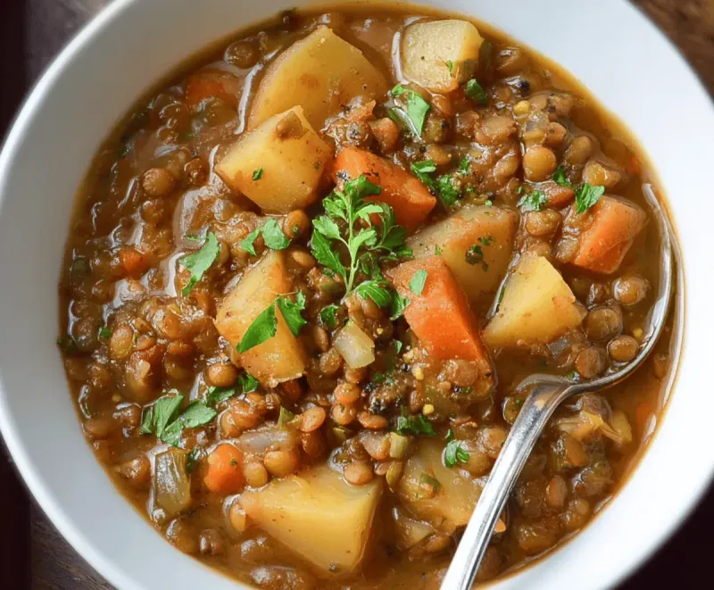 Potato And Lentil Soup