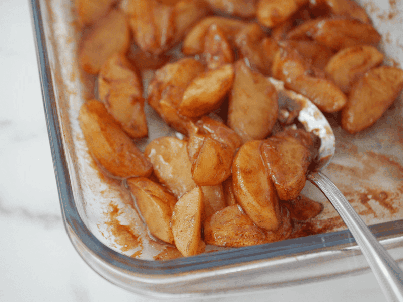 Apple And Cinnamon Baked Slices