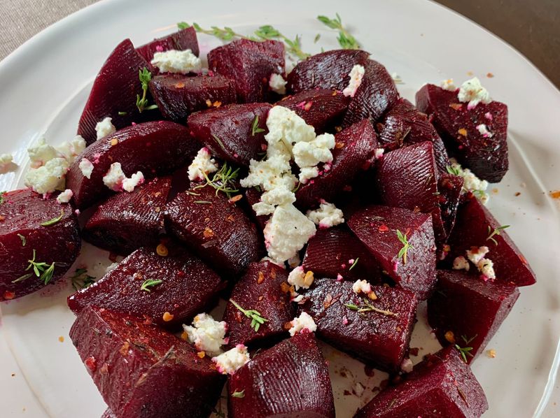 Beetroot And Goat's Cheese Bake