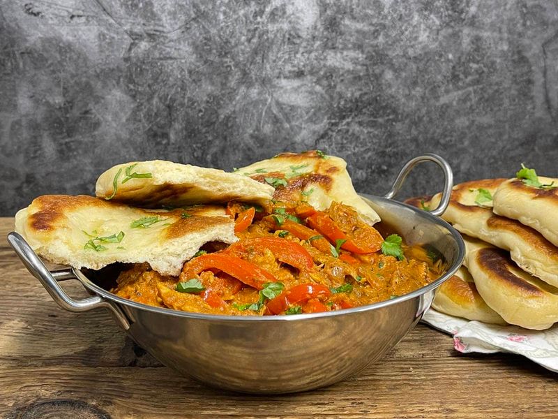 Turkey Curry Made With The Previous Day's Meat