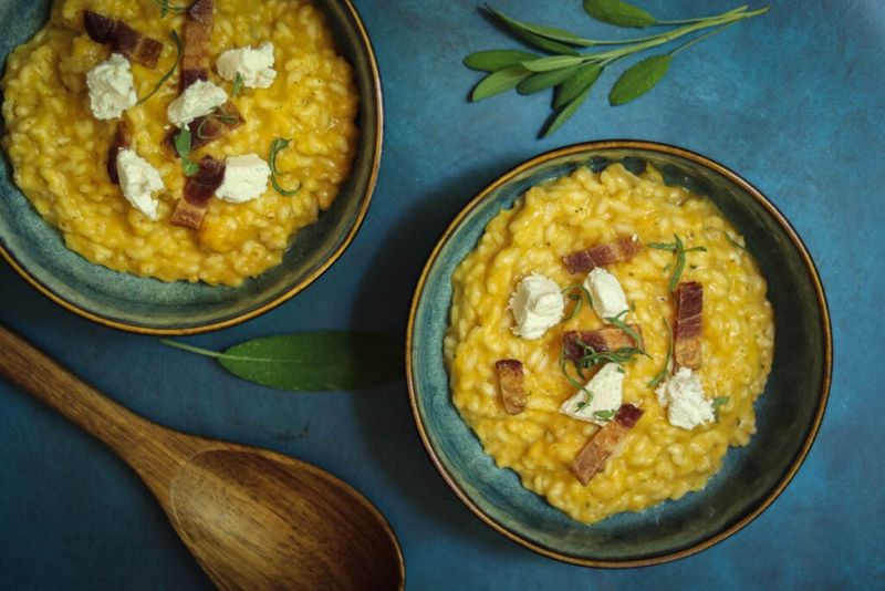 Butternut Squash And Sage Risotto