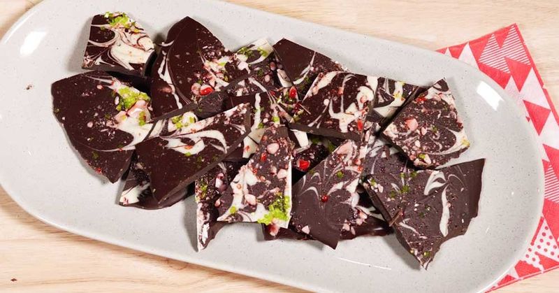 Candy Cane Chocolate Bark