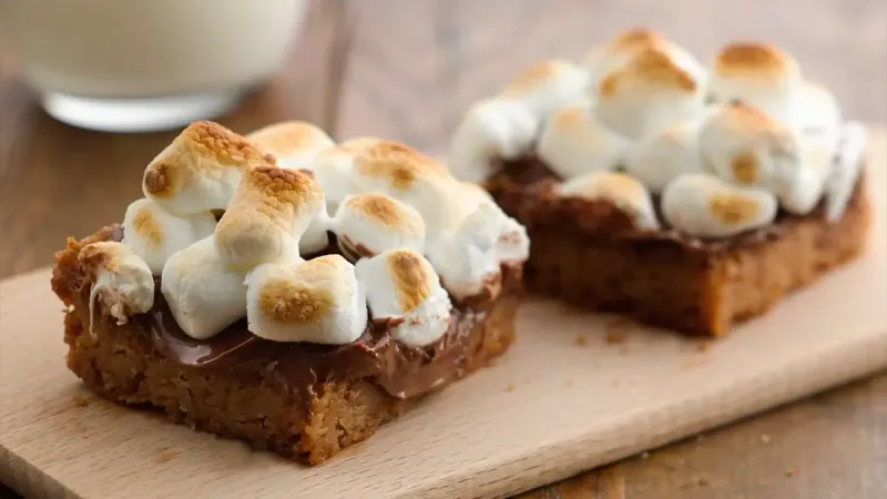 Toasted Marshmallow S'mores Bites