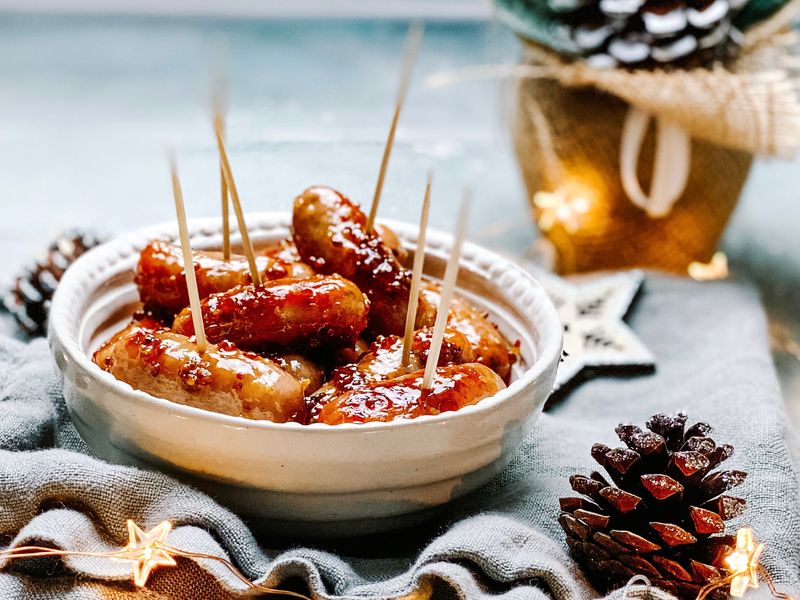 Honey-Glazed Cocktail Sausages