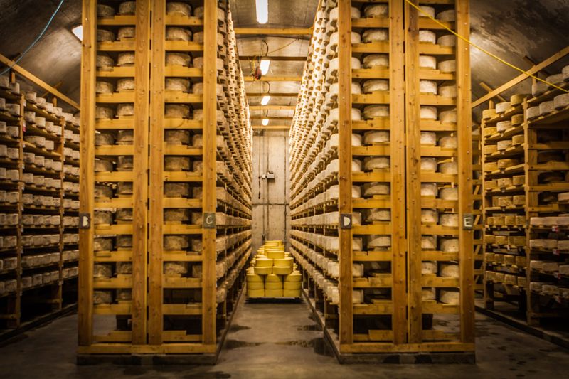 Some Cheeses Are Aged For Over Ten Years