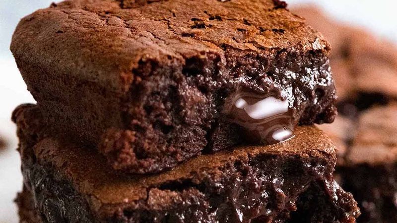 Chocolate Brownies Fresh From The Oven