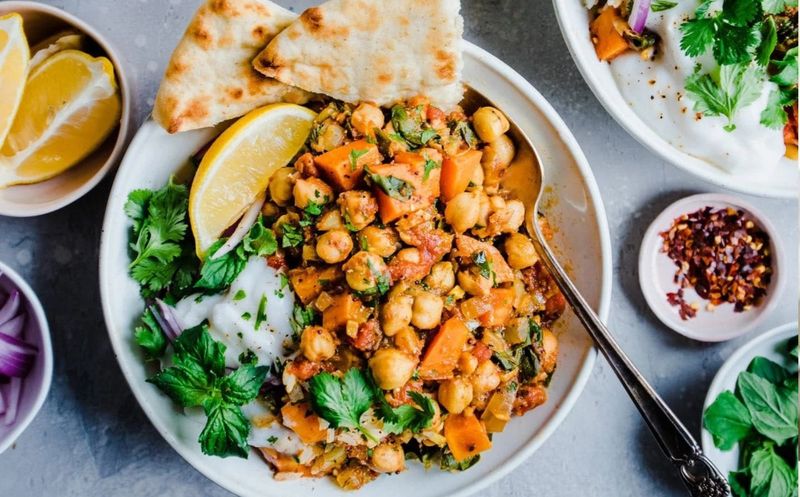 Sweet Potato And Chickpea Curry