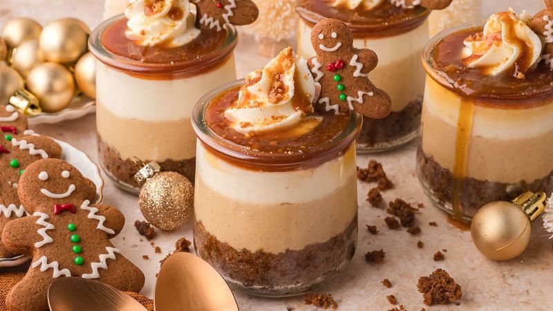 Mini Gingerbread Trifles