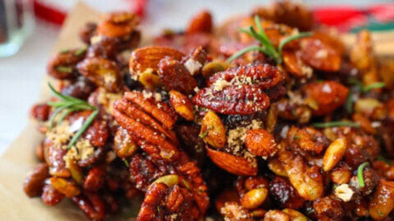 Spiced Nuts Roasted With Honey And Cinnamon