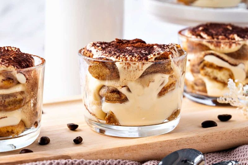 Mini Tiramisu Glasses