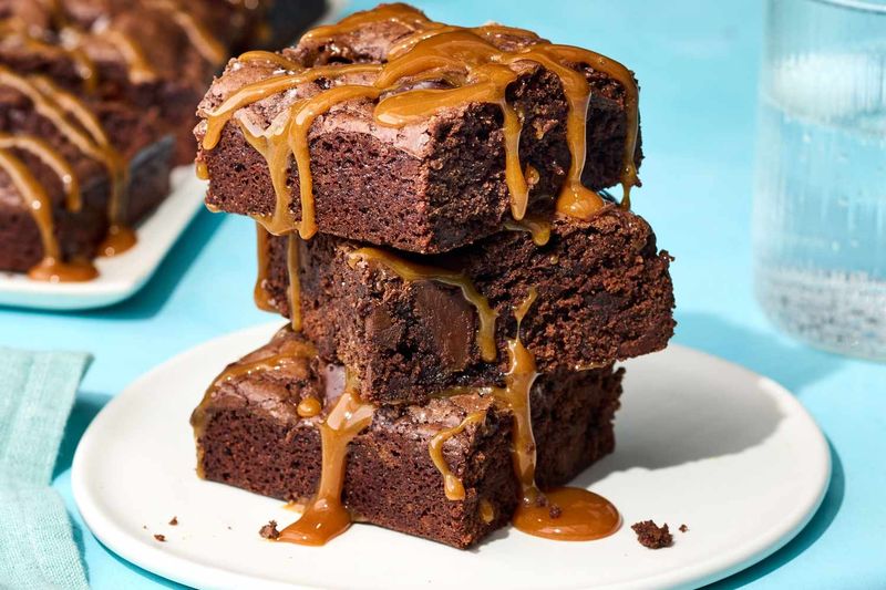 Salted Caramel Brownie Bars