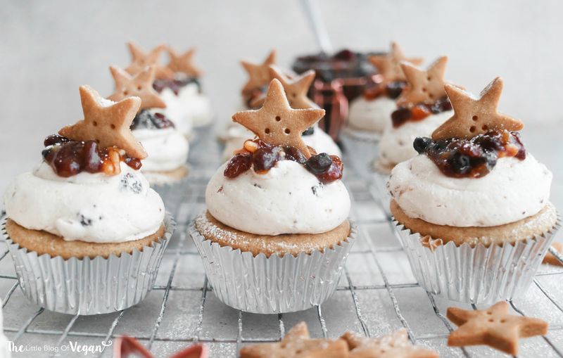 Mince Pie Spiced Cupcakes