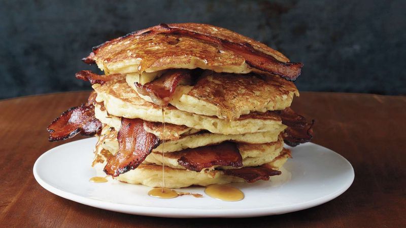 Bacon And Pancake Stack
