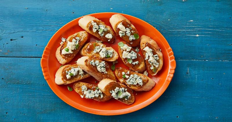 Fig And Blue Cheese Crostini