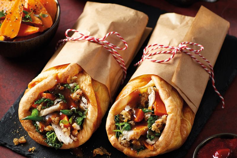 Leftover Roast Wrapped In Yorkshire Pudding