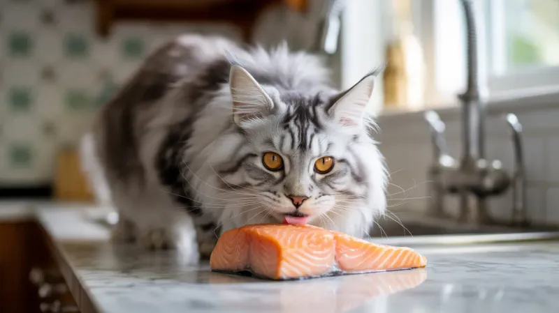 Cooked Salmon Or Tuna (Boneless, Plain)