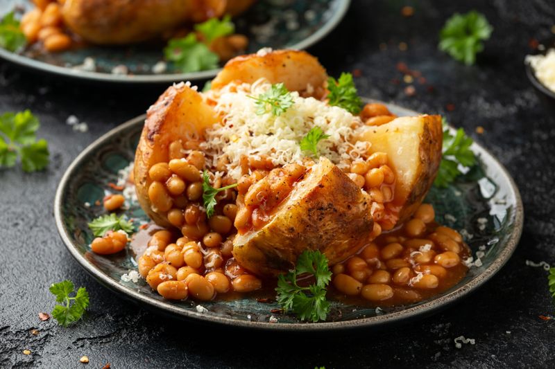 Jacket Potato With Baked Beans
