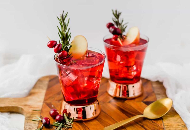 Cranberry And Rosemary Spritz