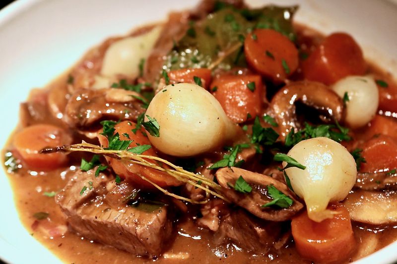 Slow-Cooked Beef Bourguignon