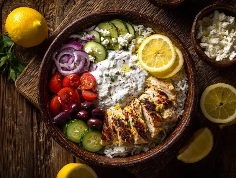Greek-Style Chicken With Tzatziki