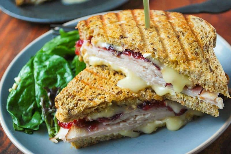 Turkey, Cranberry, And Brie Melt