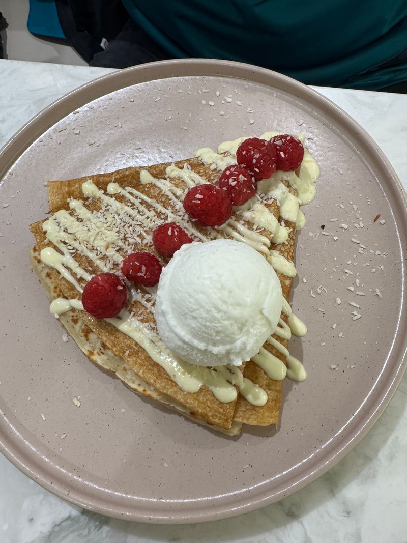 Crepes With Ice Cream