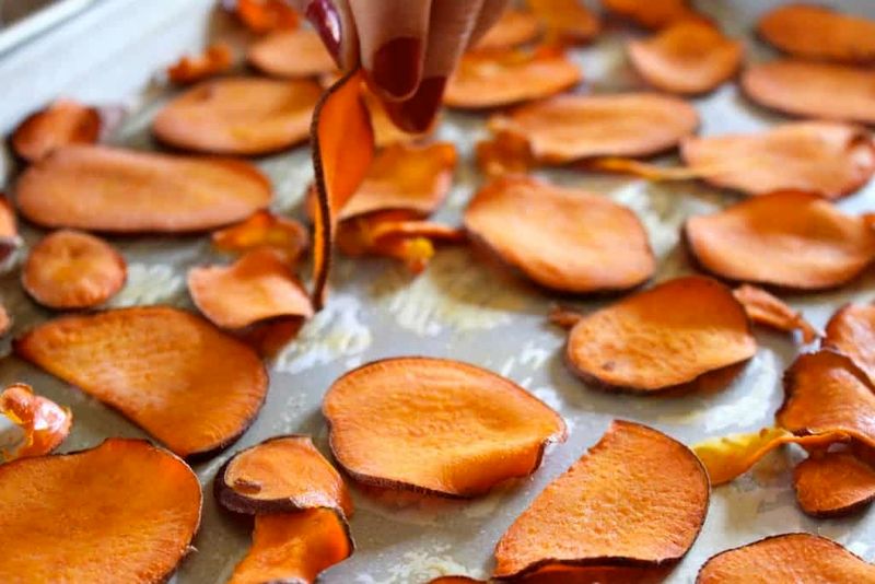 Baked Sweet Potato Chips