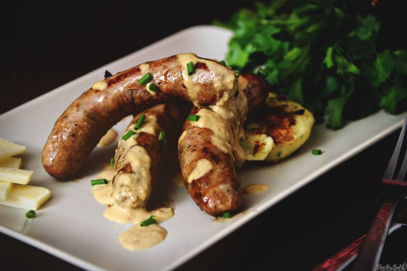 Pork Bangers With Creamy Mash And Mustard