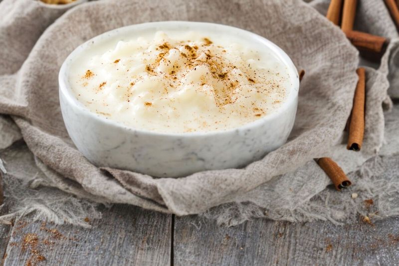 Rice Pudding Made With Plant Milk