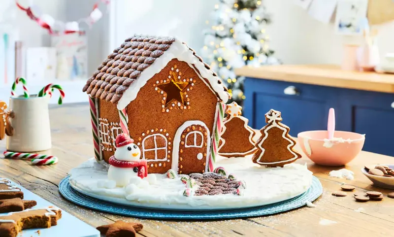 Display On A Board And Dust Lightly With Icing Sugar