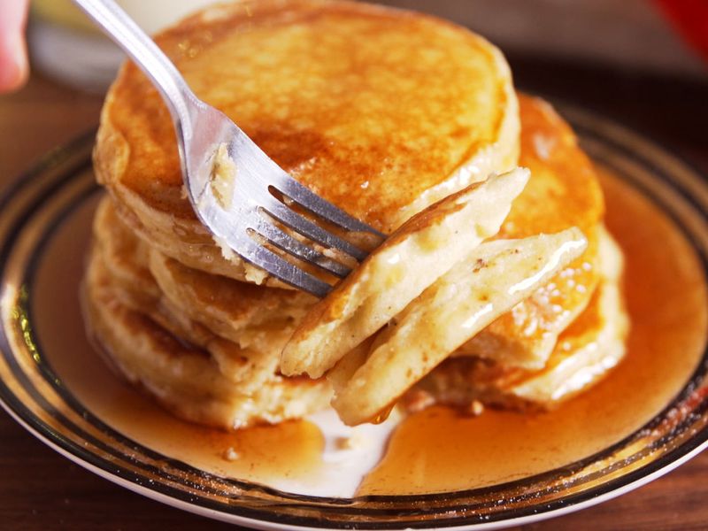 Eggnog Pancakes