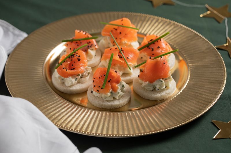 Smoked Salmon Blinis (Scandinavia)