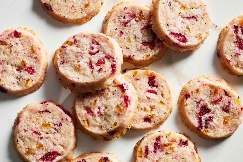 Cranberry And Orange Shortbread