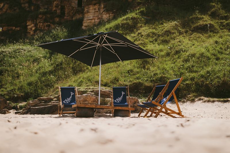 Beachside Seating With Sand Between Your Toes
