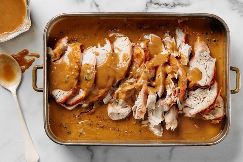 Overcooked Turkey That Needs A Pint Of Gravy