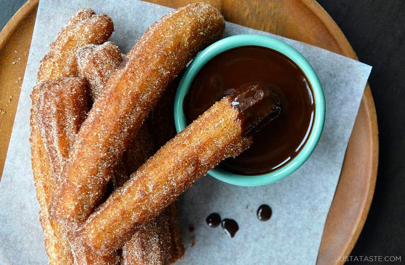 Churros With Chocolate Sauce