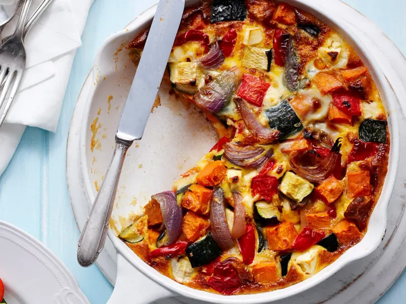 Roasted Vegetable Frittata