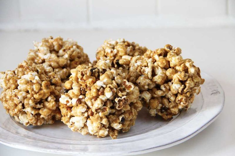 Caramel Popcorn Clusters