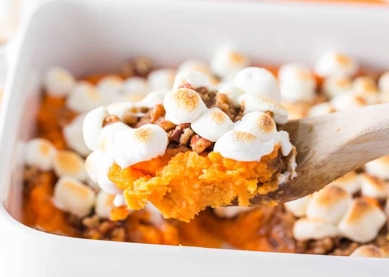 Sweet Potato Casserole With Marshmallows