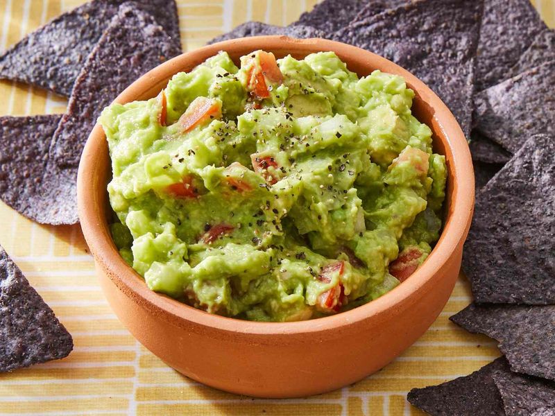 Grinch Guacamole Dip