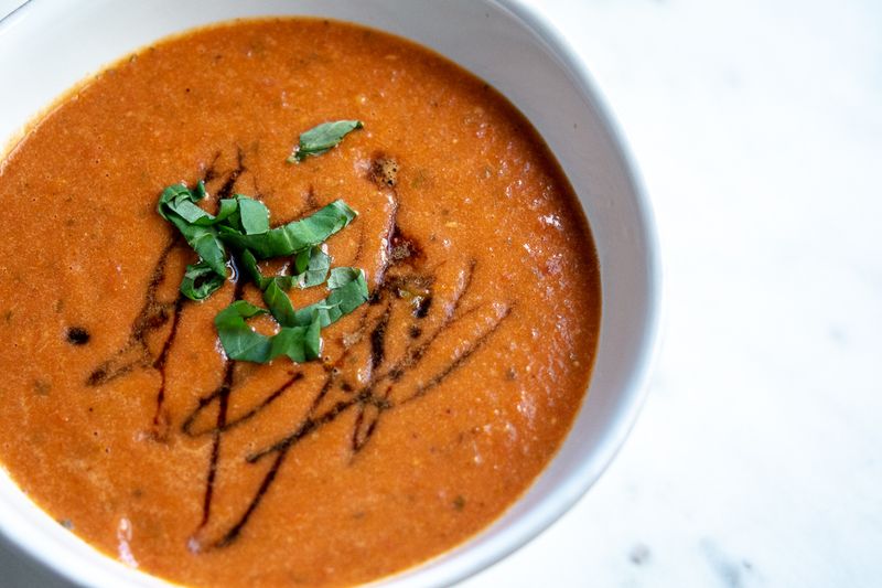 Hearty Fire-Roasted Tomato Soup