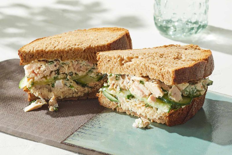 Tuna Mayonnaise With Cucumber