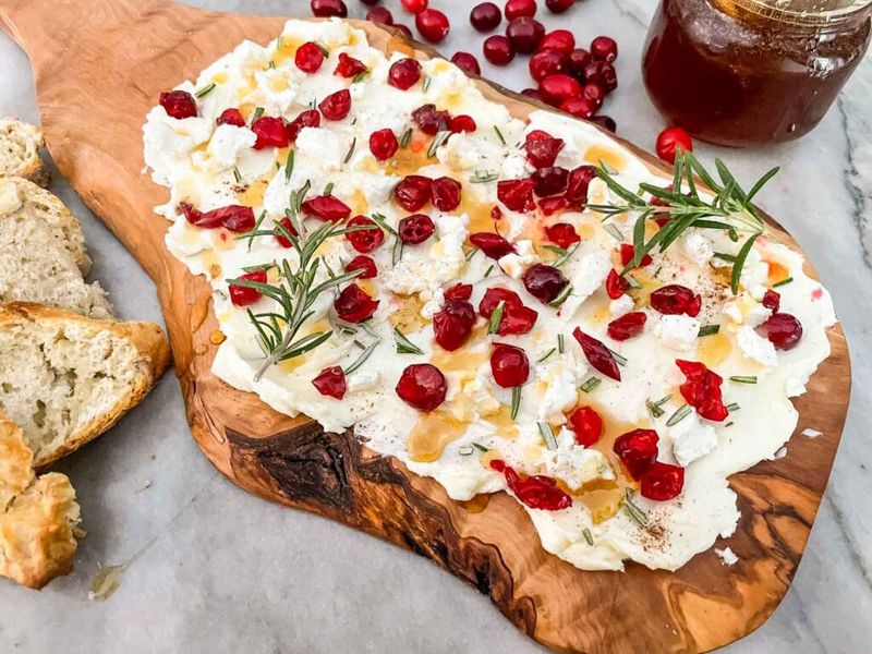 Cranberry And Orange Butter Board