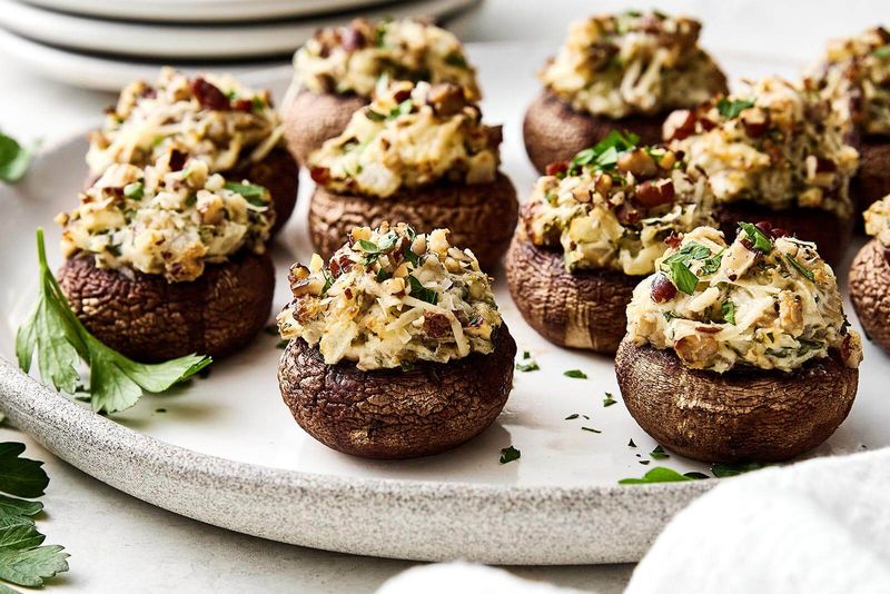 Stuffed Mushroom Bites