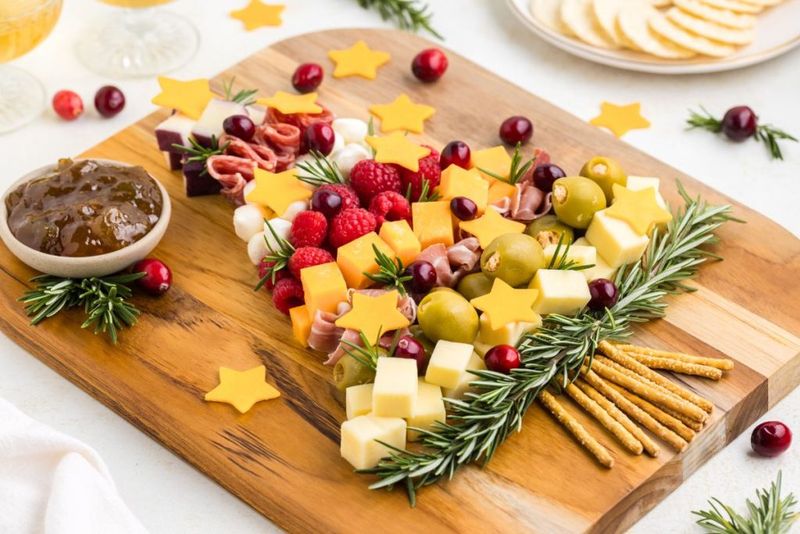 Christmas Tree Cheese Board