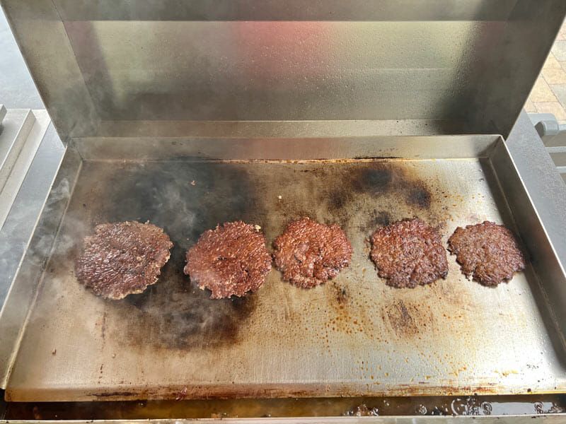 Burgers Cooked Well-Done