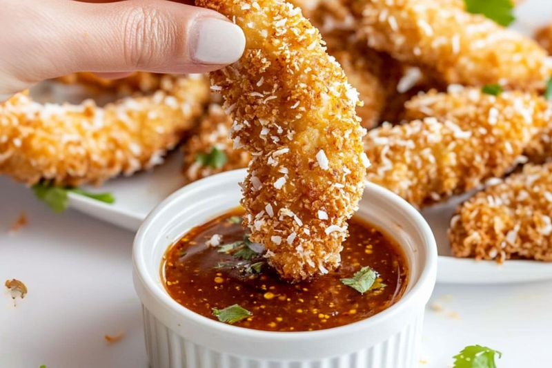 Coconut Crumb Fried Chicken Strips